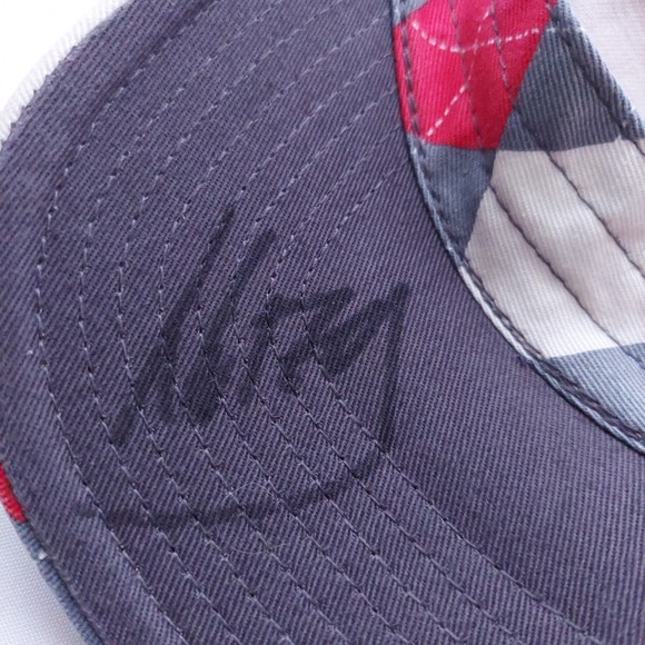 Flying Squirrels Signed Red and Gray Strap Cap Hat - Picture 7 of 9